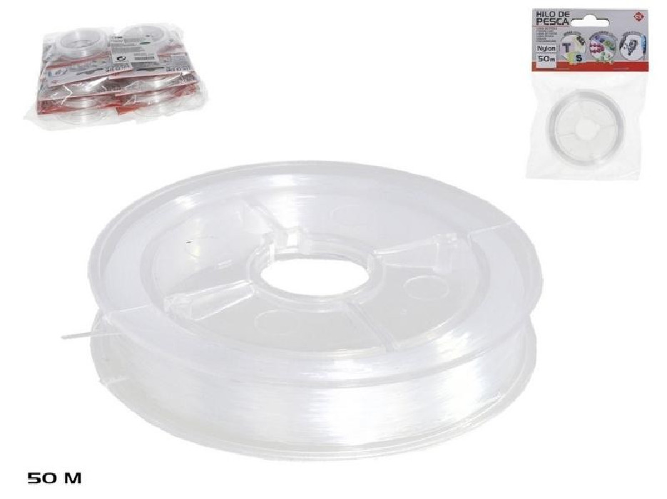 HILO PESCAR PLASTICO 50M