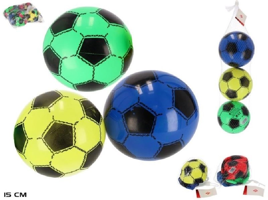 PELOTAS FUTBOLX3 15CM 40G
