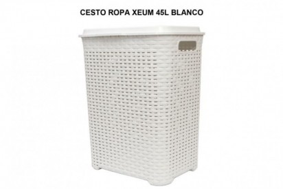 CESTO ROPA XEUM 45L BCO.