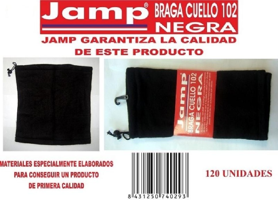 BRAGA CUELLO POLAR NEGRA