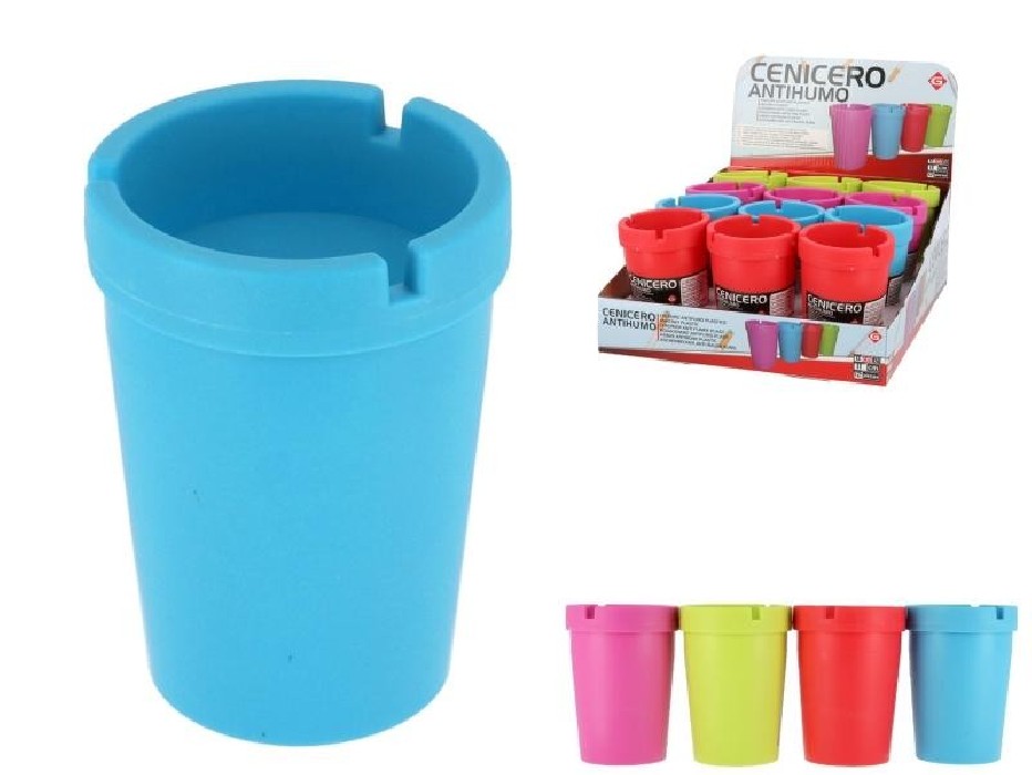 CENICERO ANTIHUMO PLASTICO
