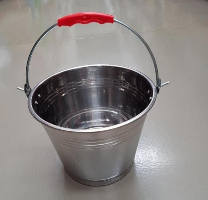 CUBO ACERO INOX 10 L.  3110
