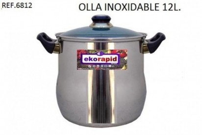 OLLA INOXIDABLE 12 L REF.6812