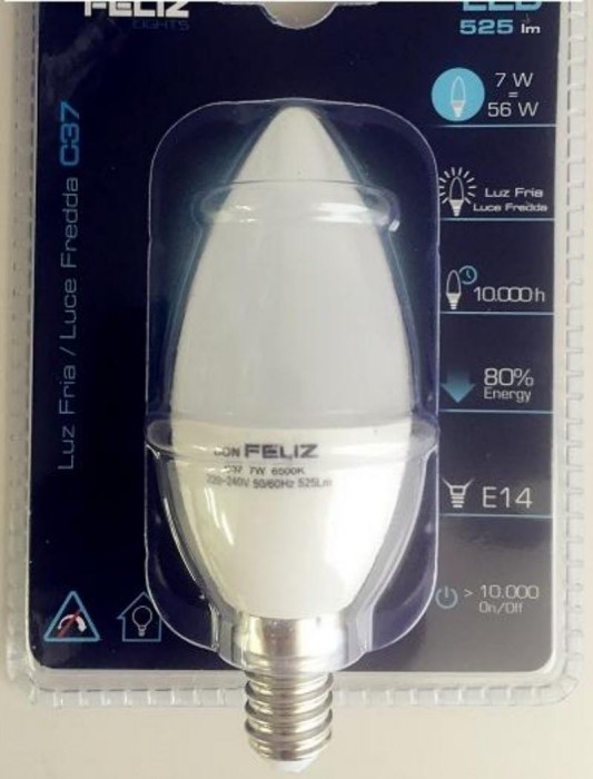 BOMBILLA LED 7W E14  FL371
