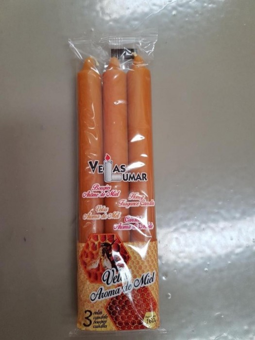 PACK 3 VELA PERF.MIEL 212354.502