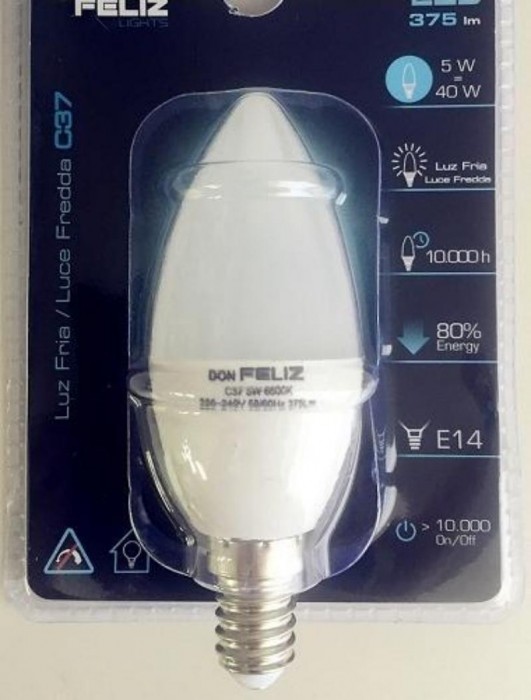 BOMBILLA LED 5W FL385