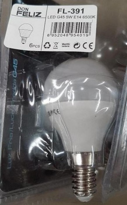 BOMBILLA LED E14 5W FL391