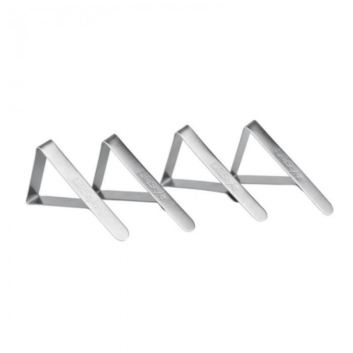 SUJETA-MANTELESX4UN INOX 5024