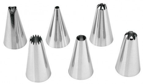 JUEGO 6 BOQUILLAS INOX 18mm...