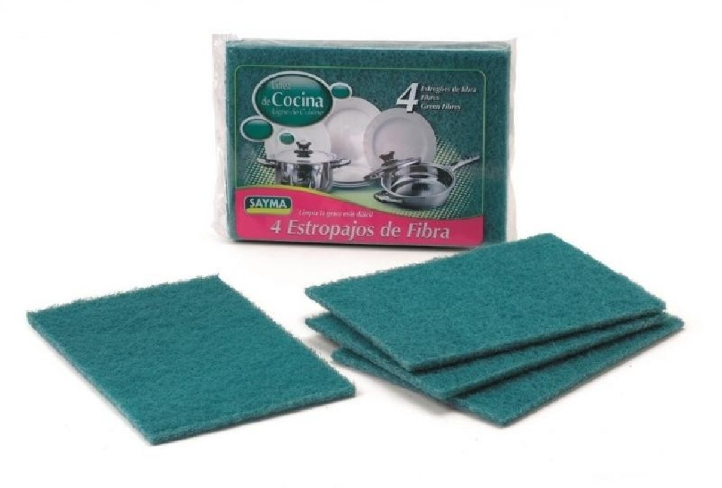 ESTROPAJO FIBRA*4 REF.156