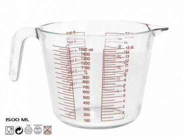 JARRA MEDIDORA CRISTAL 1500ML