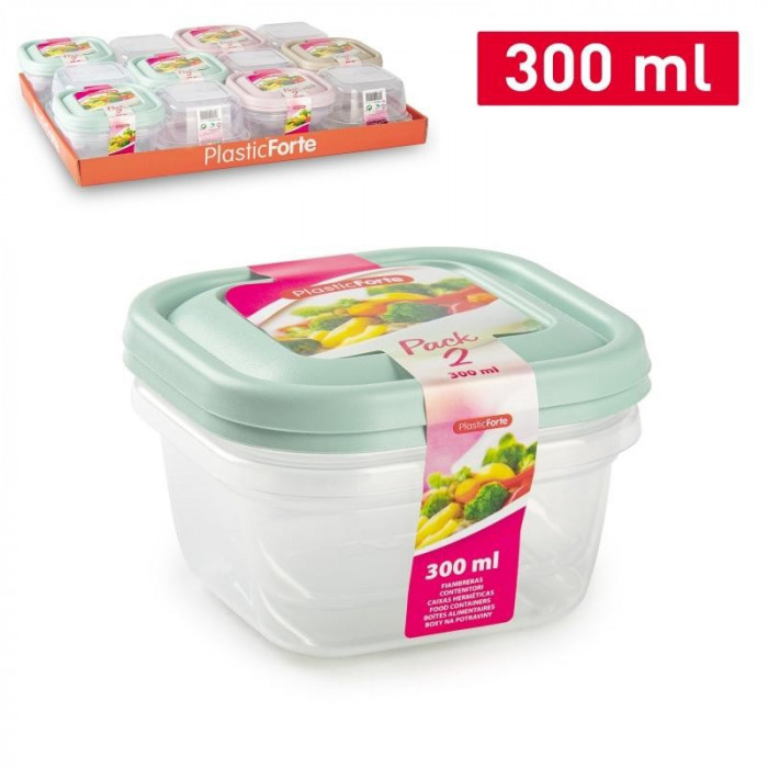 SET 2 FIAMB.CUADRADA 300ML 115471A