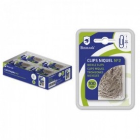 CLIPS CROMADOS 32mm 100UN....