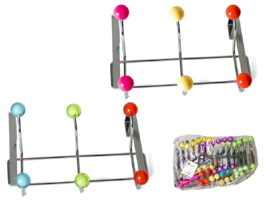 PERCHA PUERTA 6 POMOS