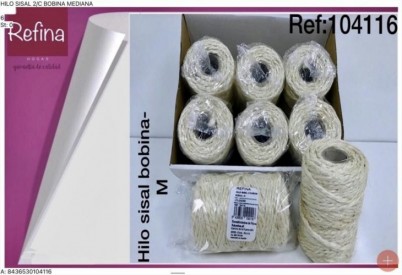 HILO SISAL 2 CABOS-BOBINA...