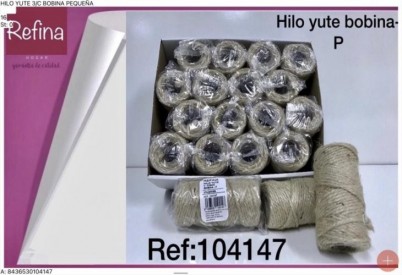 HILO YUTE 3 CABOS-BOBINA PEQ.