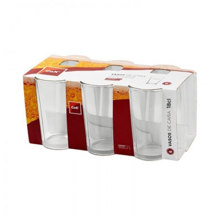 PACK 6 VASO CAÑA TEMP 18cl 115-105
