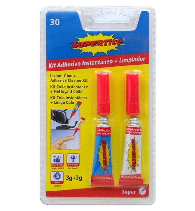 KIT ADHESIVO+LIMPIADOR 3+3GR RF.2430