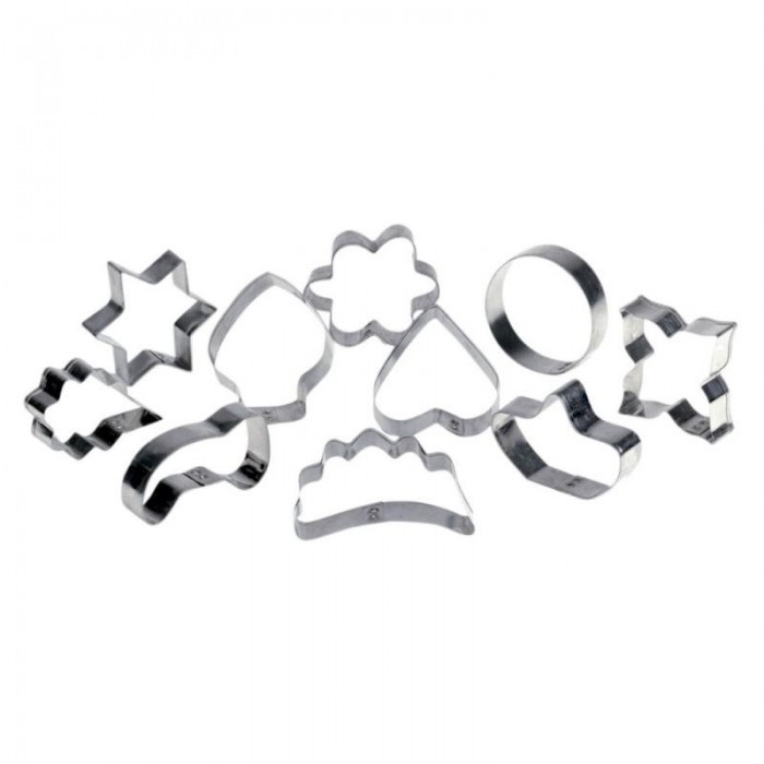 JUEGO CORTAPASTAS INOX 10 FIG. REF.2624