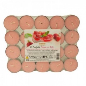 PACK 20 TEALIGHTS FRESAS...