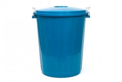 CUBO BIN 50L AZUL C/TAPA