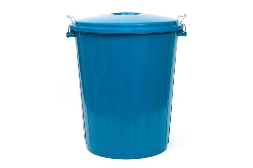 CUBO BIN 50L AZUL C/TAPA