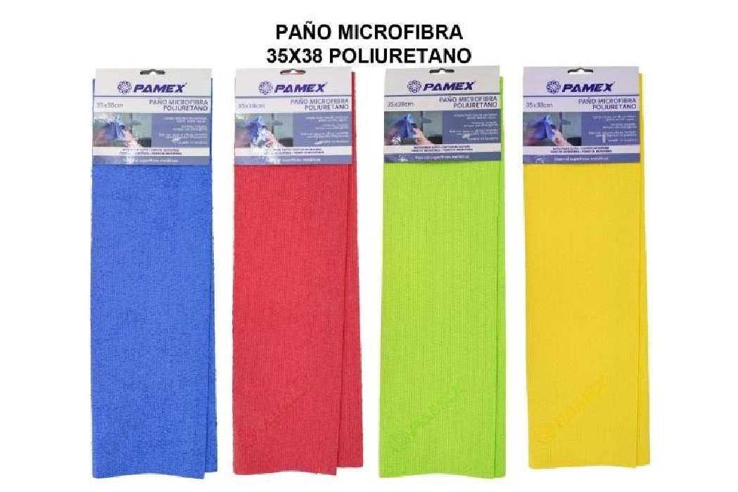 PAÑO MICROFIBRA PAMEX POLIURETANO35X38