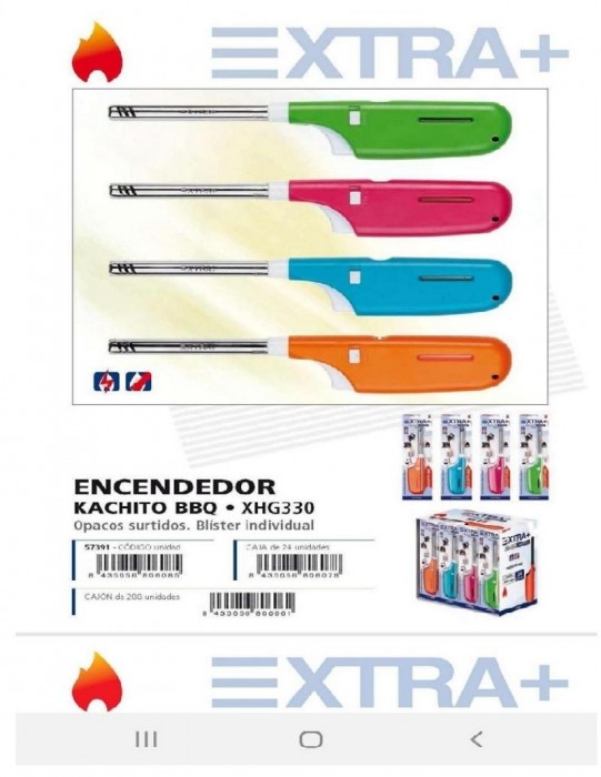 ENCENDEDOR BLISTE 24 UN XHG330