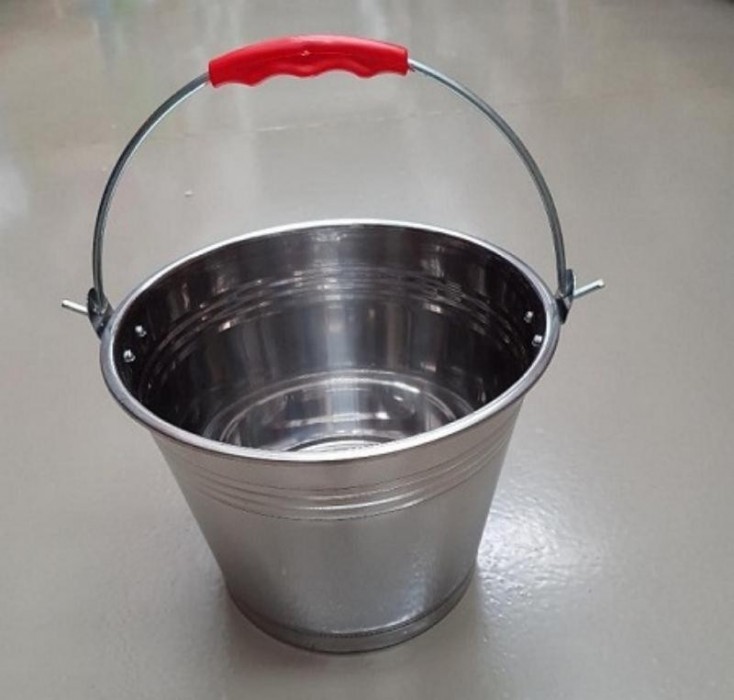 CUBO ACERO INOX 8L.   3108