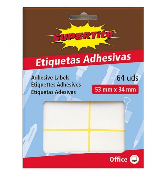 ETIQUETAS ADHESIVAS 53X34 RF.4520