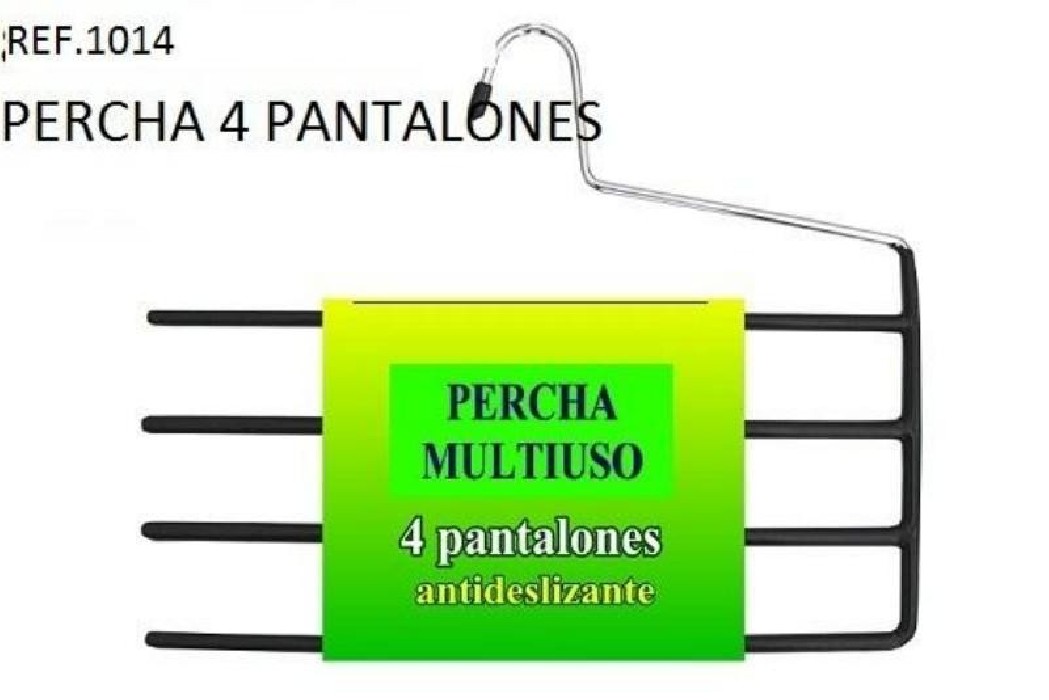 PERCHA MULTIUSO 4 PANTALONES RF.1014
