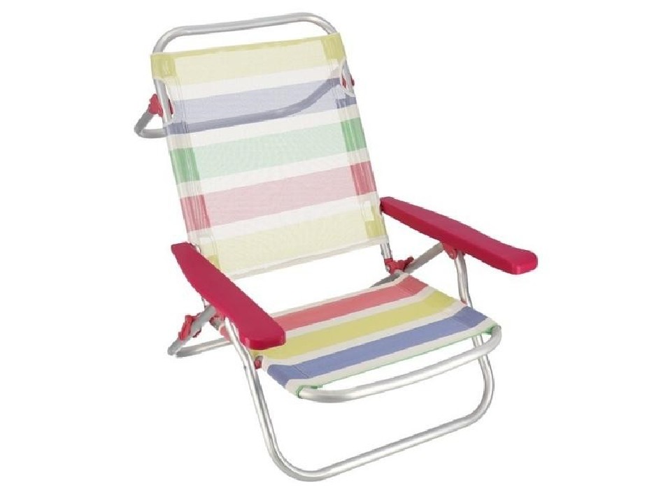 SILLA ALU.5 POSIC 60X58X80