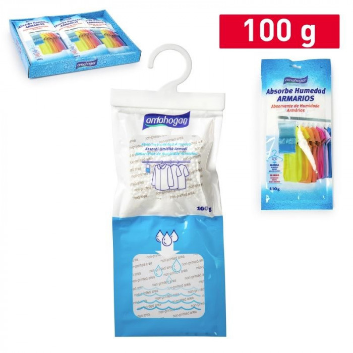 ABSORBE HUMEDAD ARMARIOS 100gr 01725