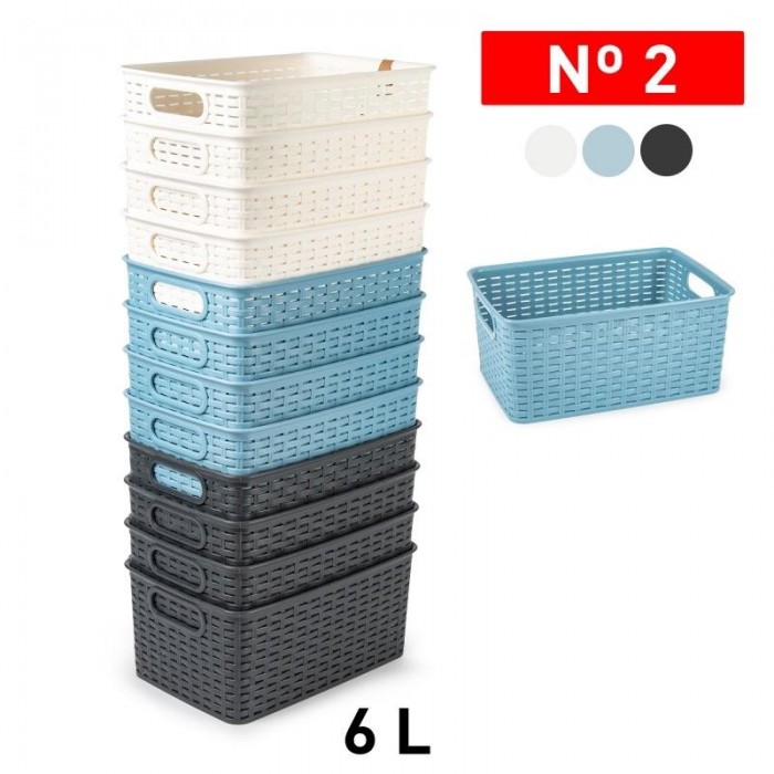 CESTA RATTAN Nº 2 6L 29x19,5cm BAG...