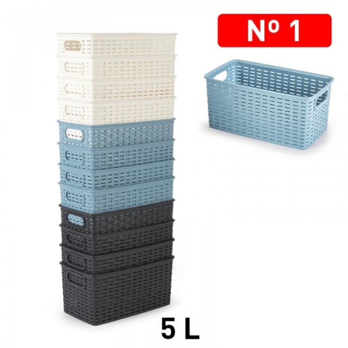 CESTA RATTAN Nº 1 5L 28x15cm BAG 12575AE