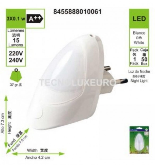 PILOTO LUMINOSO NOCHE LED