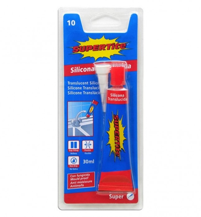 SILICONA SUPERTITE TRANSP. 30ML RF.2410