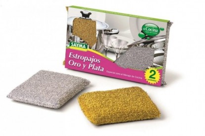 ESTROPAJOS JOYA ORO Y PLATA...