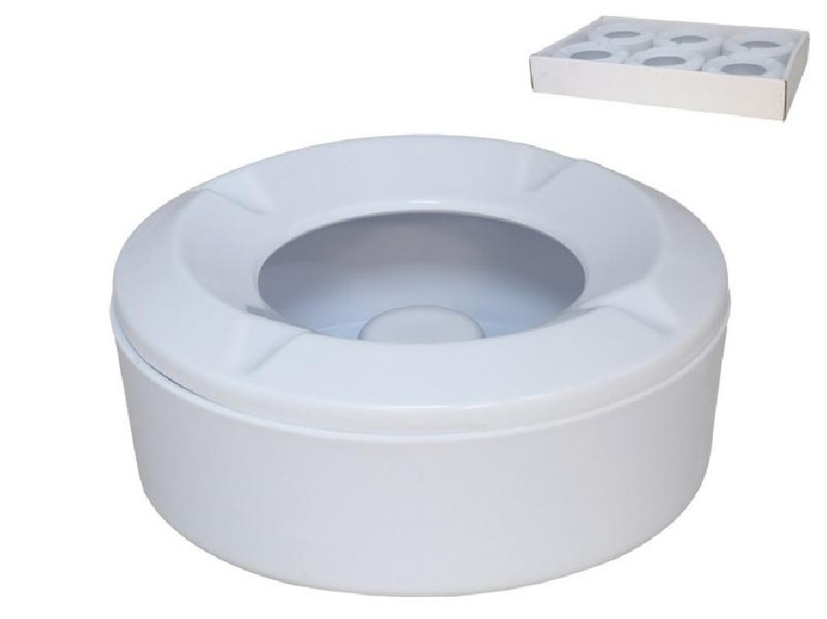 CENICERO DE AGUA BCO.10CM