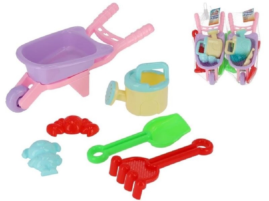 CONJ.PLAYA CARRETILLA 6 PZA. 33X15