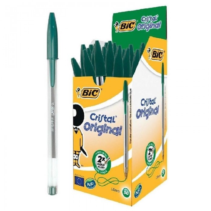 BOLI BIC CRISTAL VERDE (50und)