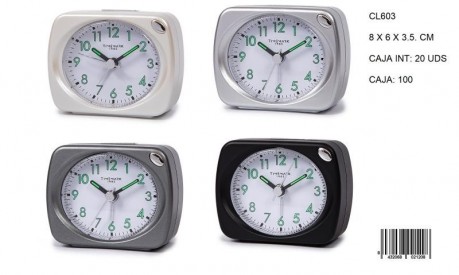DESPERTADOR C/LUZ CL603