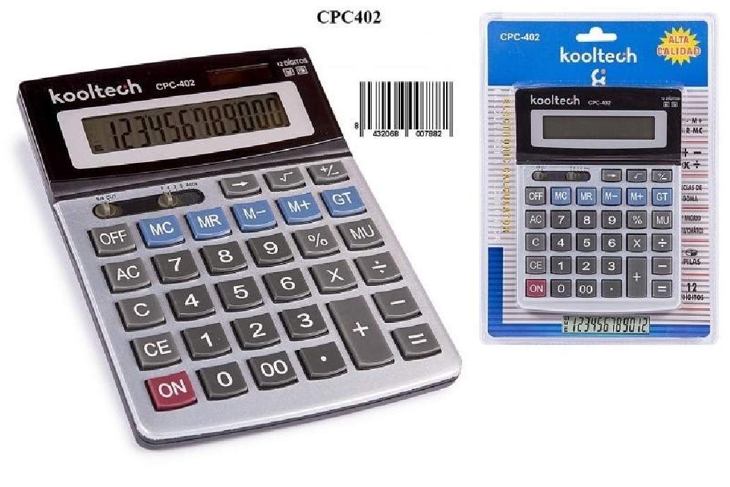 CALCULADORA GRANDE 12 DIG./24   CPC402