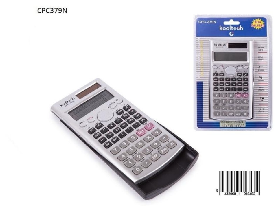 CALCULADORA CIENT.PLATEADA CPC379N