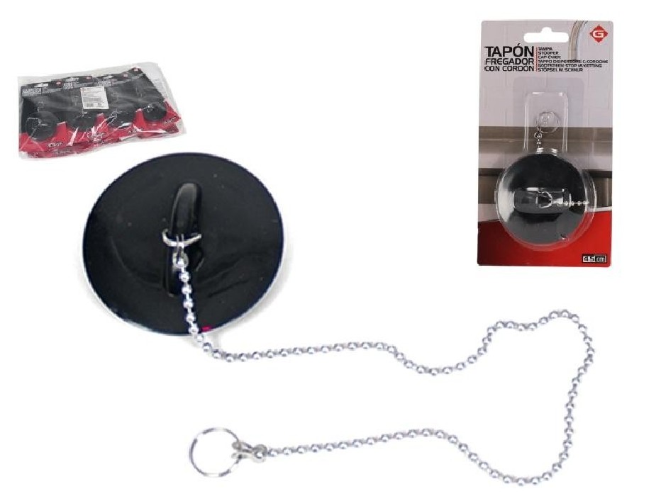 TAPON FREGADOR 4.5CM C/CORDON
