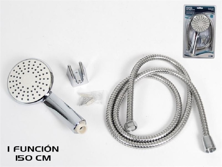 CONJ.DUCHA 1 FUNC. C/MANGUERA 150CM