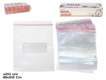 BOLSA ZIPX20 18x22CM
