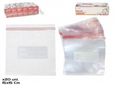 BOLSA ZIPX20 15x15CM