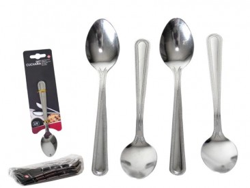 SET CUCHARAS X4  MOKA METAL