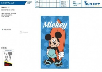 TOALLA PLAYA MICKEY